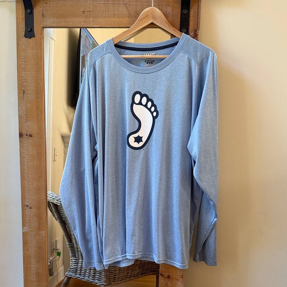 Majestic UNC Chapel Hill Tarheels Long Sleeve Performance Tee Size XXL